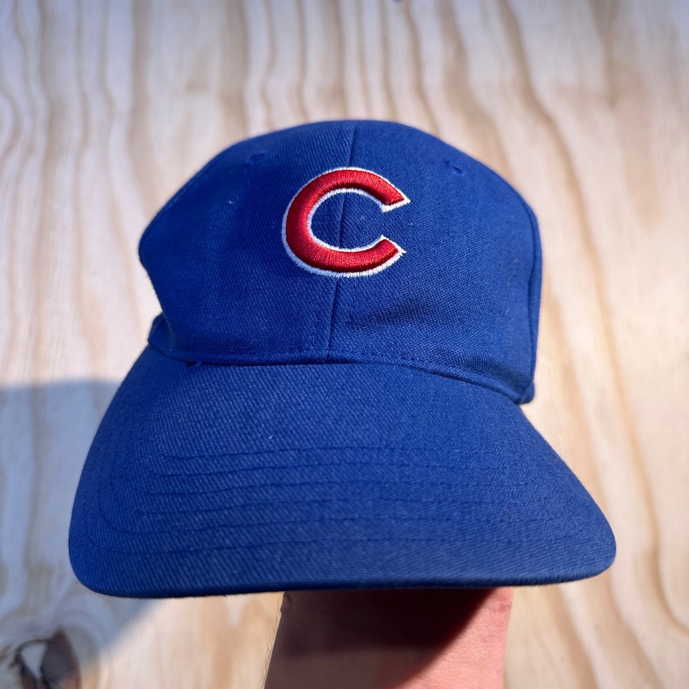 Twins Enterprise Chicago Cubs Youth Baseball Hat Blue MLB Stretch Fit Cap